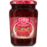Craigs Fruit Jam Raspberry Jar 375g