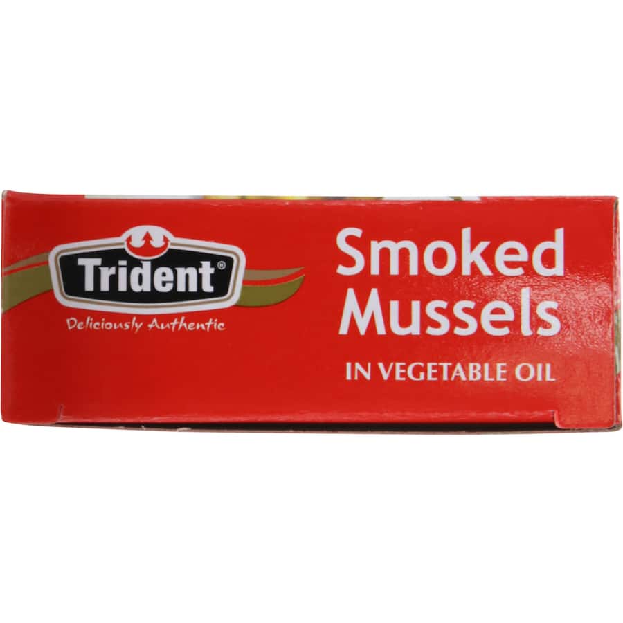 Trident Mussels Smoked In Vege Oil Tear tab can 85g