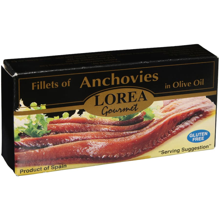 Lorea Anchovies Flat In Olive Oil Can 50g