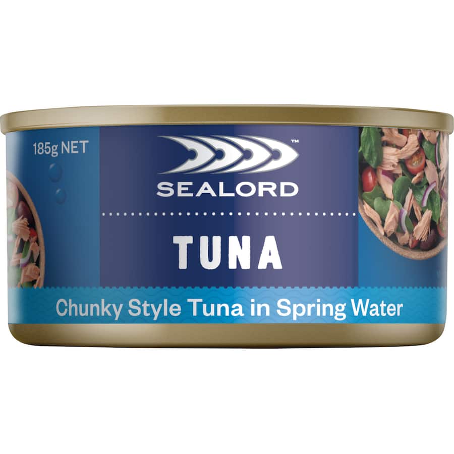 Sealord Tuna Chunky Style In Spring Water Tear tab can 185g