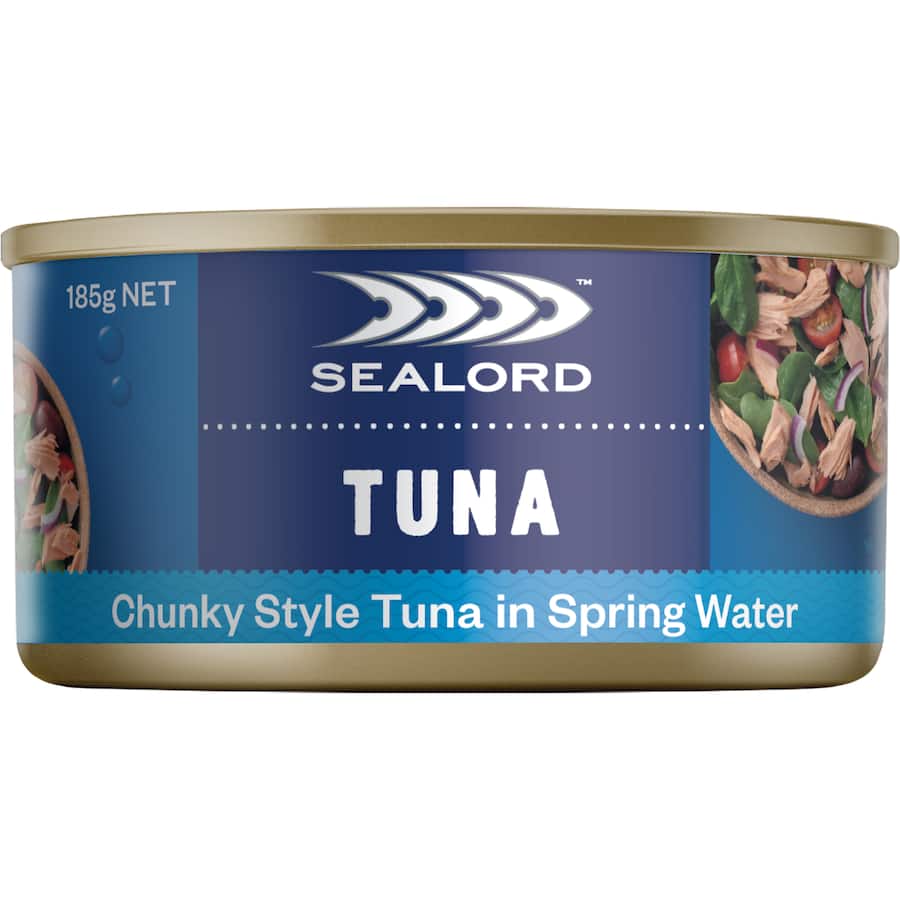 Sealord Tuna Chunky Style In Spring Water Tear tab can 185g