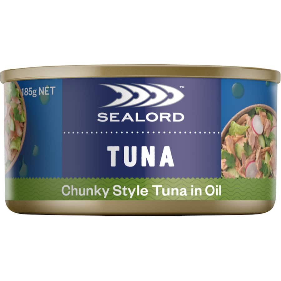Sealord Tuna Chunk Style In Oil Tear tab can 185g