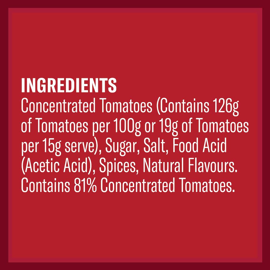 Watties Tomato Sauce  Refill 575g