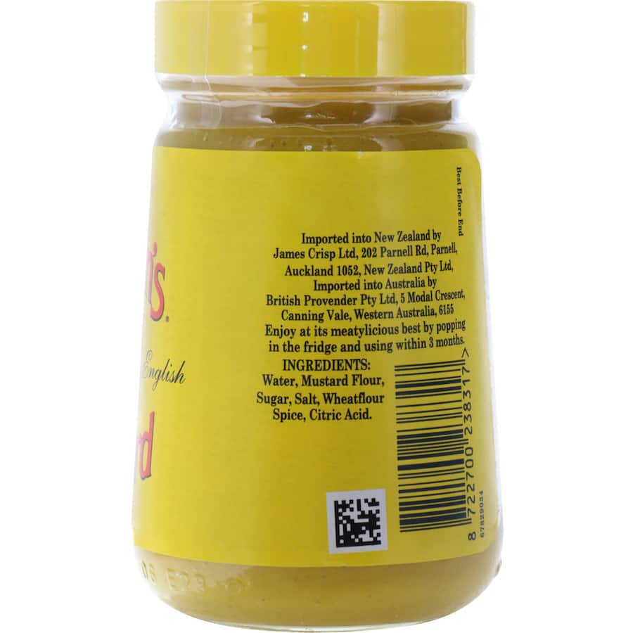 Colmans Mustard Original English 170g