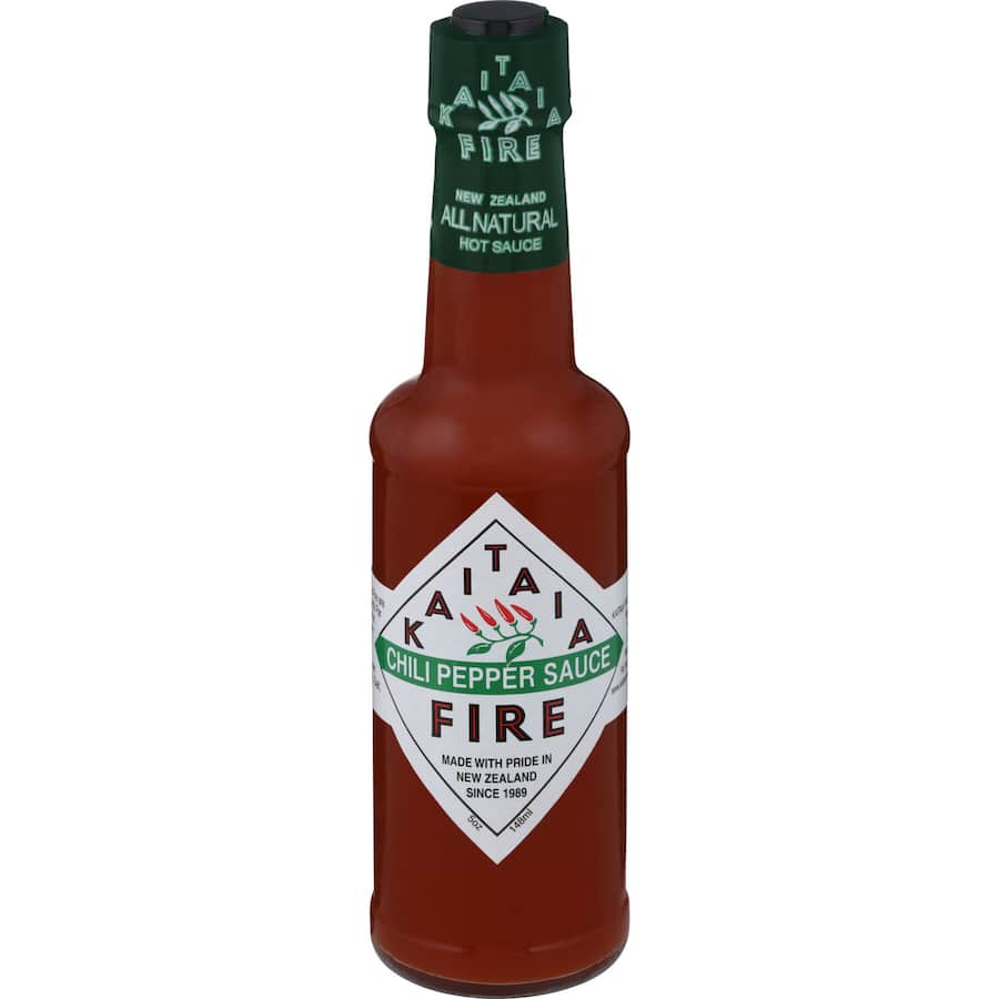 Kaitaia Fire Chili Pepper Sauce  Btl 148mL