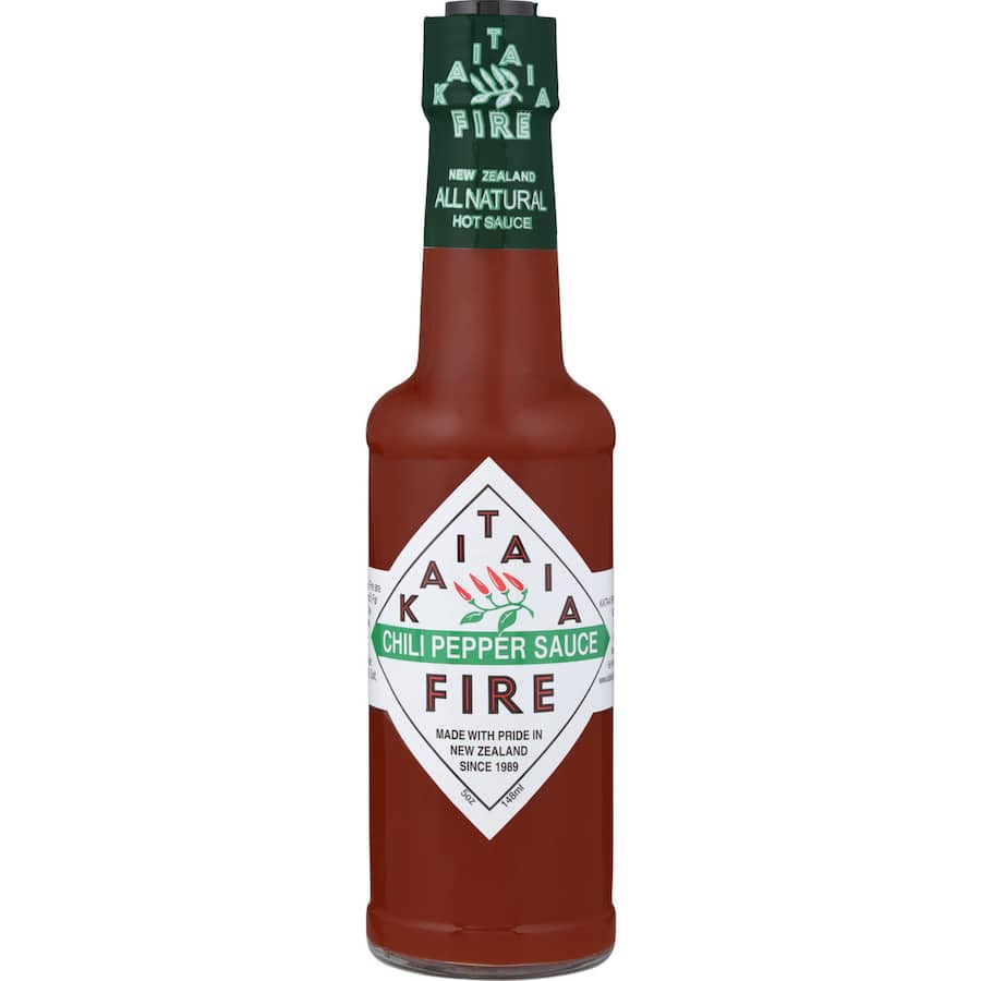 Kaitaia Fire Chili Pepper Sauce  Btl 148mL