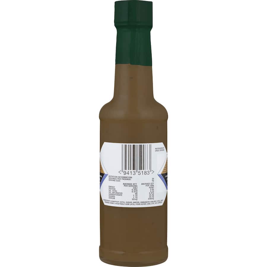 Waha Wera Kiwifruit Sauce & Habanero 150mL