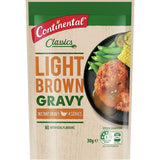 Continental Instant Gravy Mix Light Brown Sachet 30g