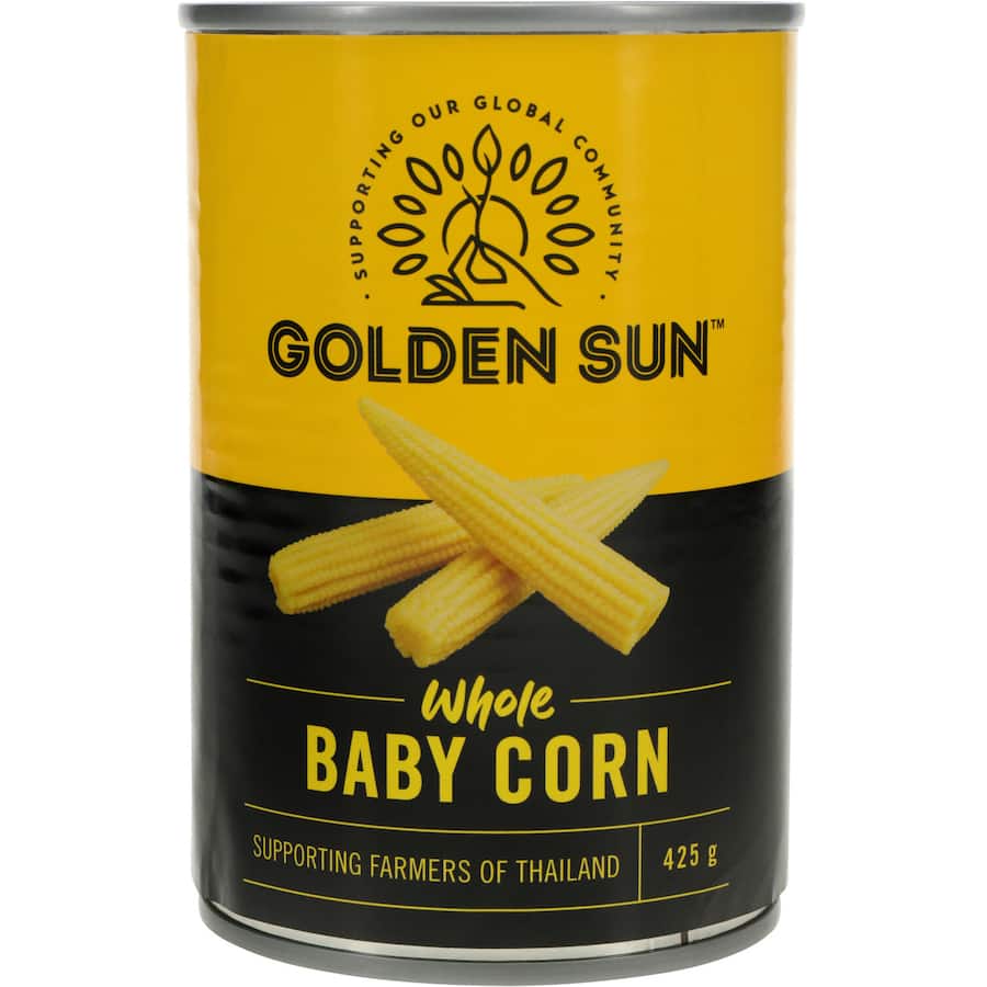 Golden Sun Corn Whole Baby Gluten Free Can 425g
