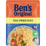 Bens Original Microwave Rice Egg Fried Rice Pouch 250g