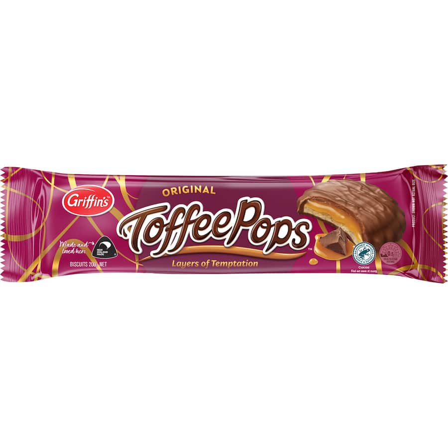 Griffins Toffee Pops Chocolate Biscuits Original 200g