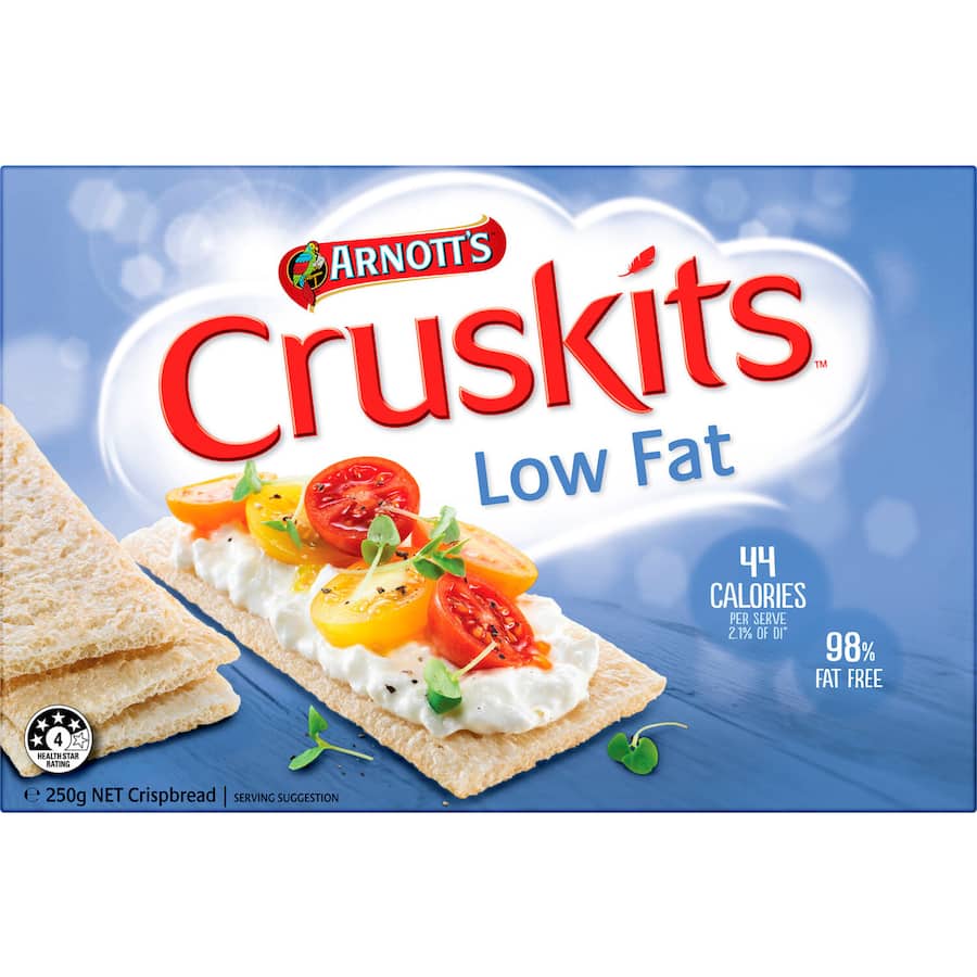 Arnotts Cruskits Crispbread Low Fat 250g