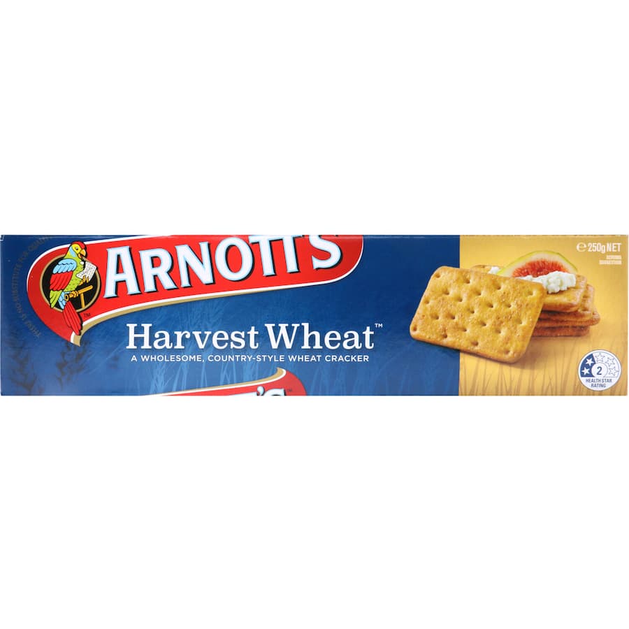 Arnotts Crackers Harvest Wheat 250g