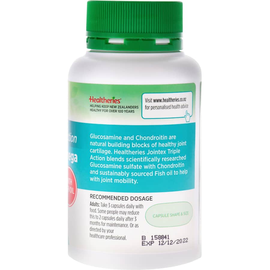 Healtheries Joint Formula Glucosamine Omega & Chondro Capsules 60pack