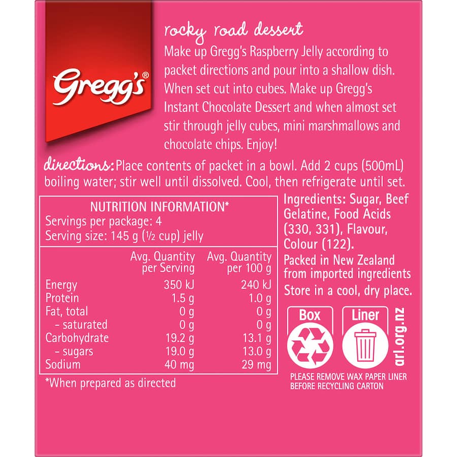 Greggs Jelly Raspberry