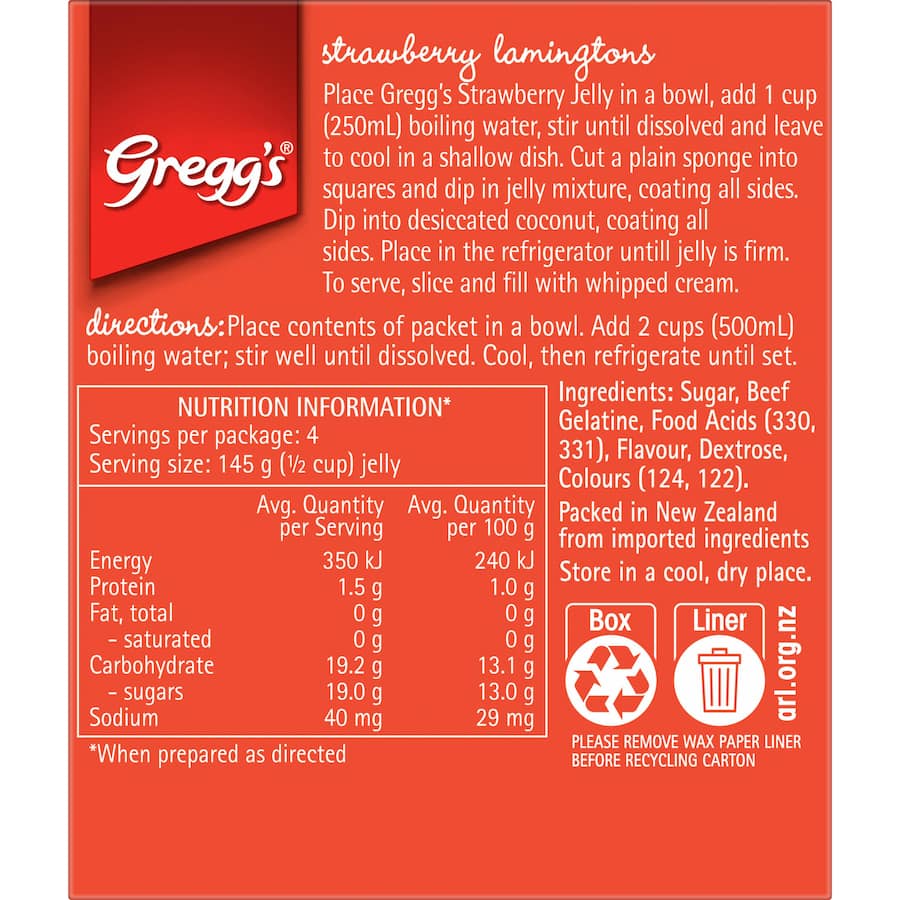 Greggs Jelly Strawberry