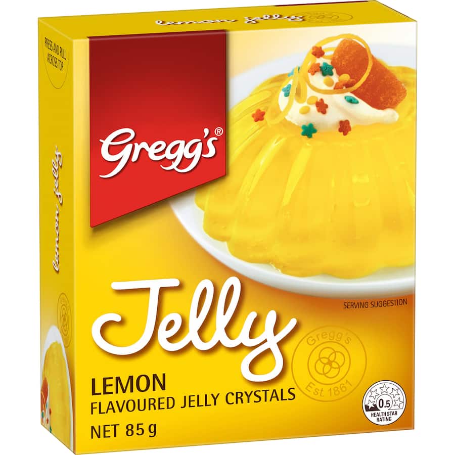 Greggs Jelly Lemon Box 85g