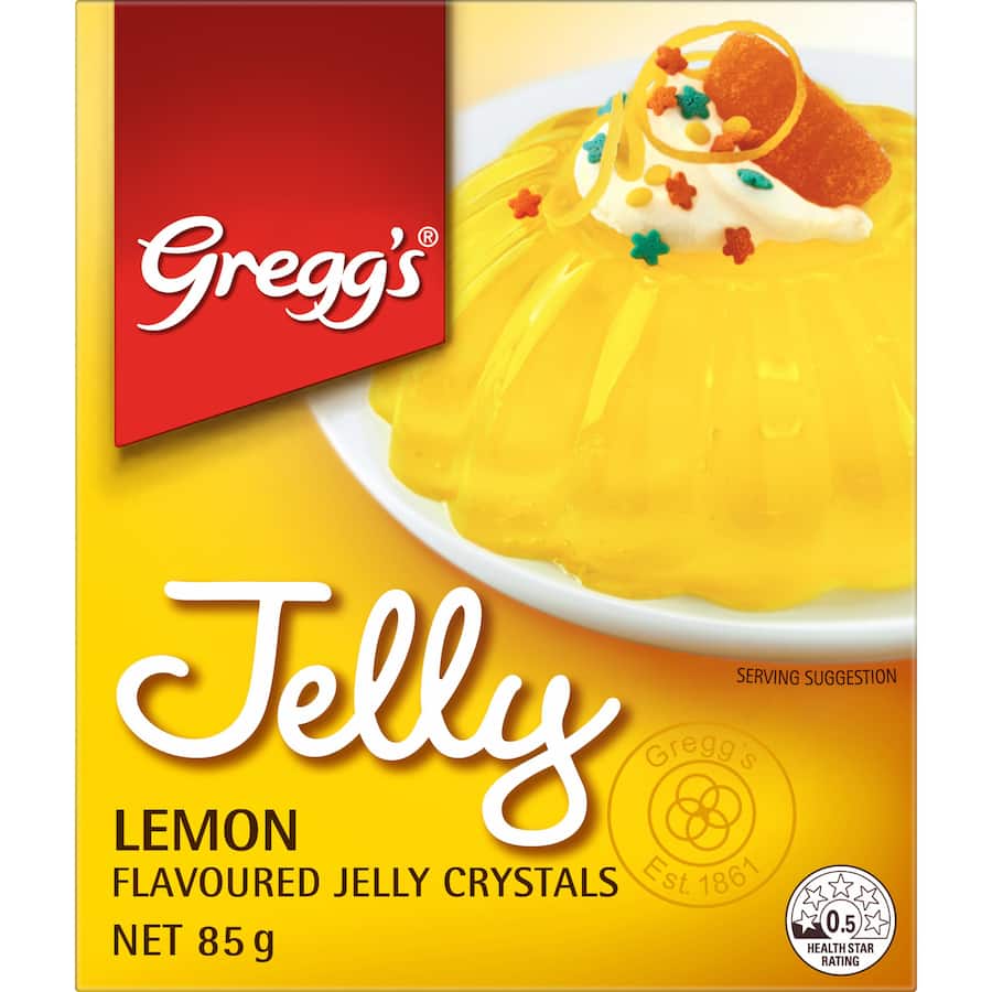 Greggs Jelly Lemon Box 85g