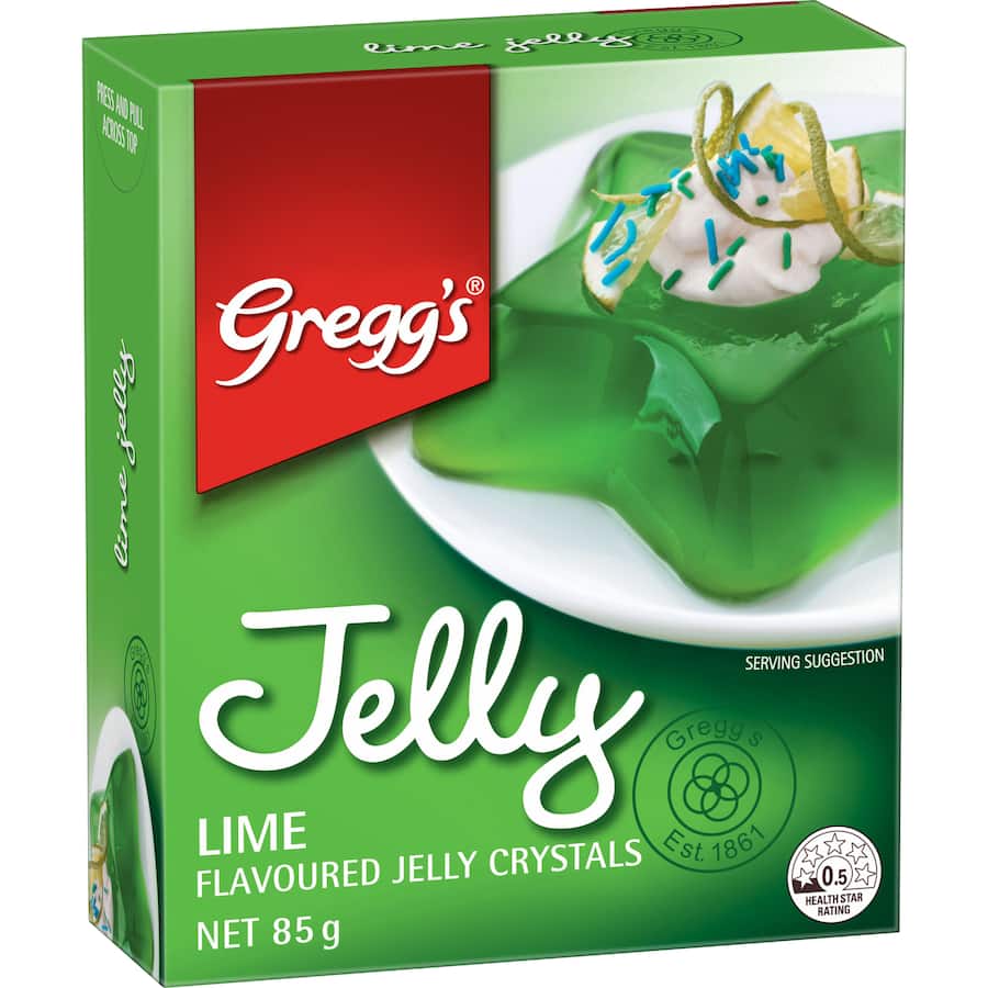 Greggs Jelly Lime Box 85g