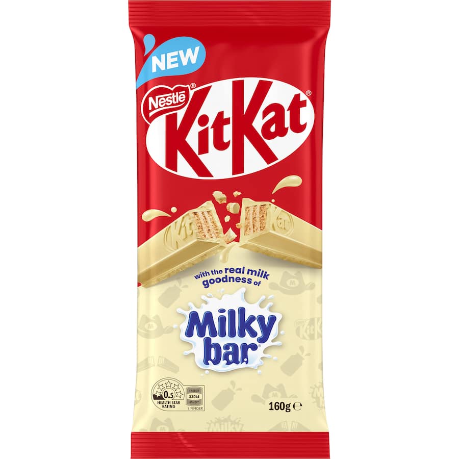 Kit Kat Milky Bar Chocolate  Block 160g