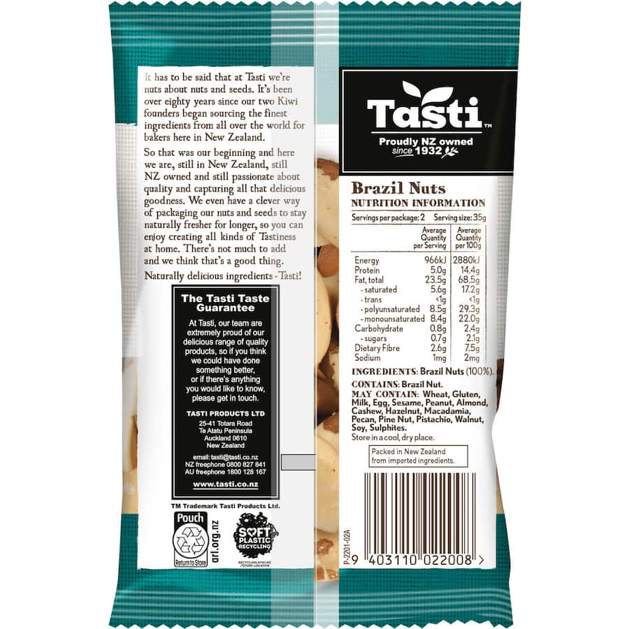 Tasti Brazil Nuts  Pkt 70g