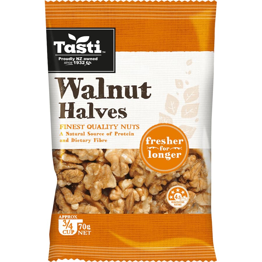 Tasti Walnuts Halves Pkt 70g