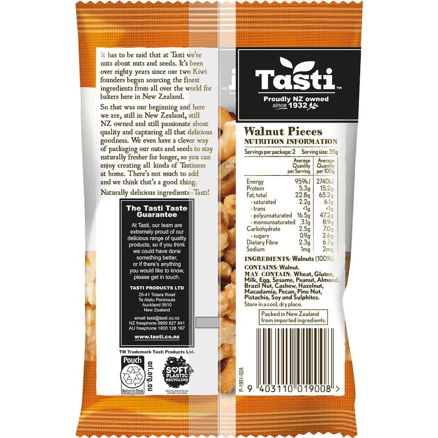 Tasti Walnuts Pieces 70g