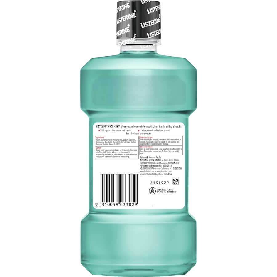 Listerine Mouth Rinse Cool Mint 250mL