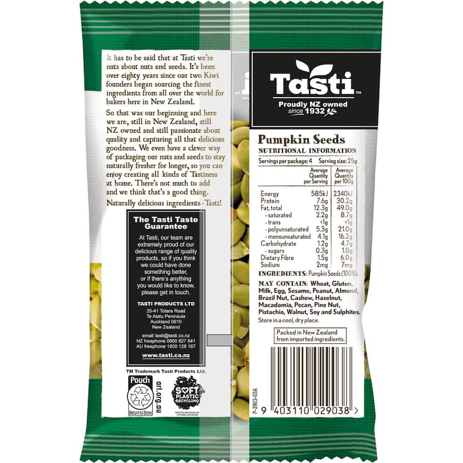 Tasti Pumpkin Seeds  100g