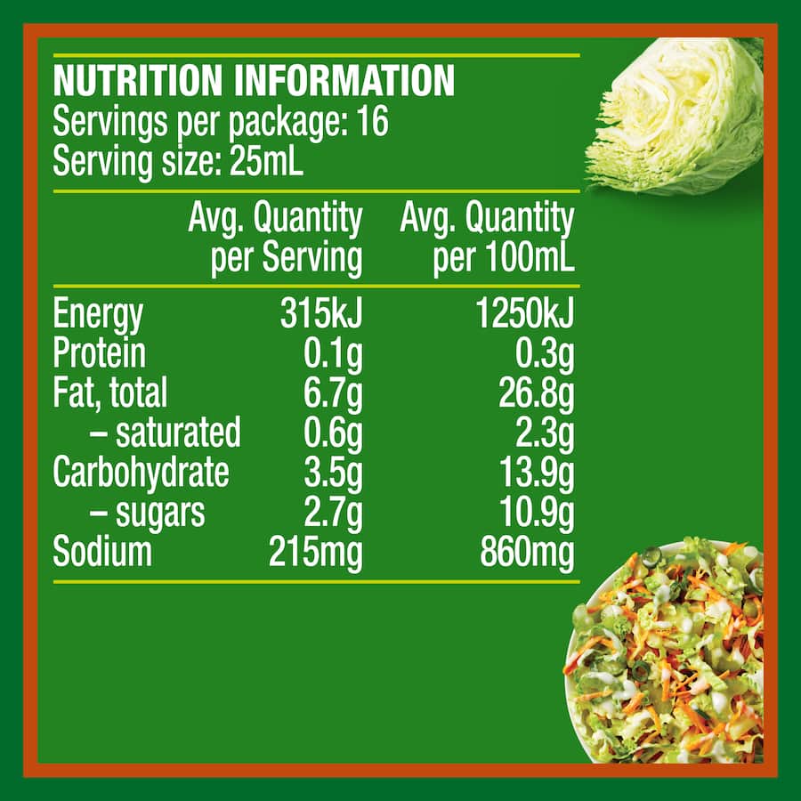 Eta Coleslaw Dressing  Jar 400mL