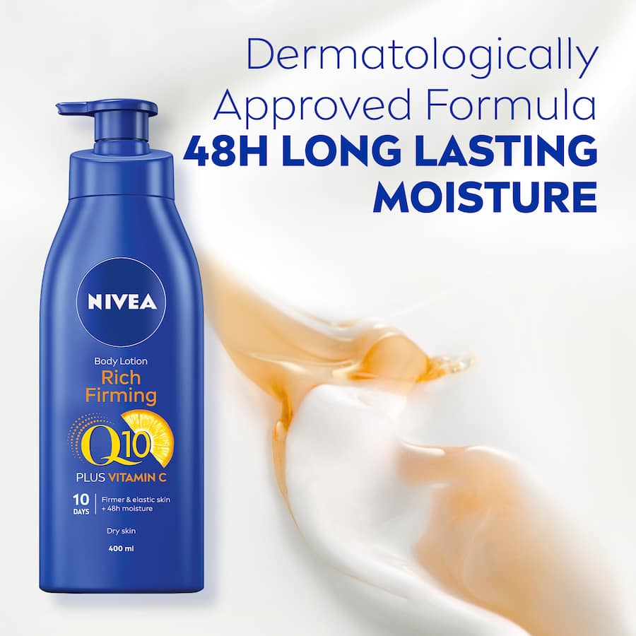 Nivea Body Lotion Rich Firming Q10 Pump 400mL