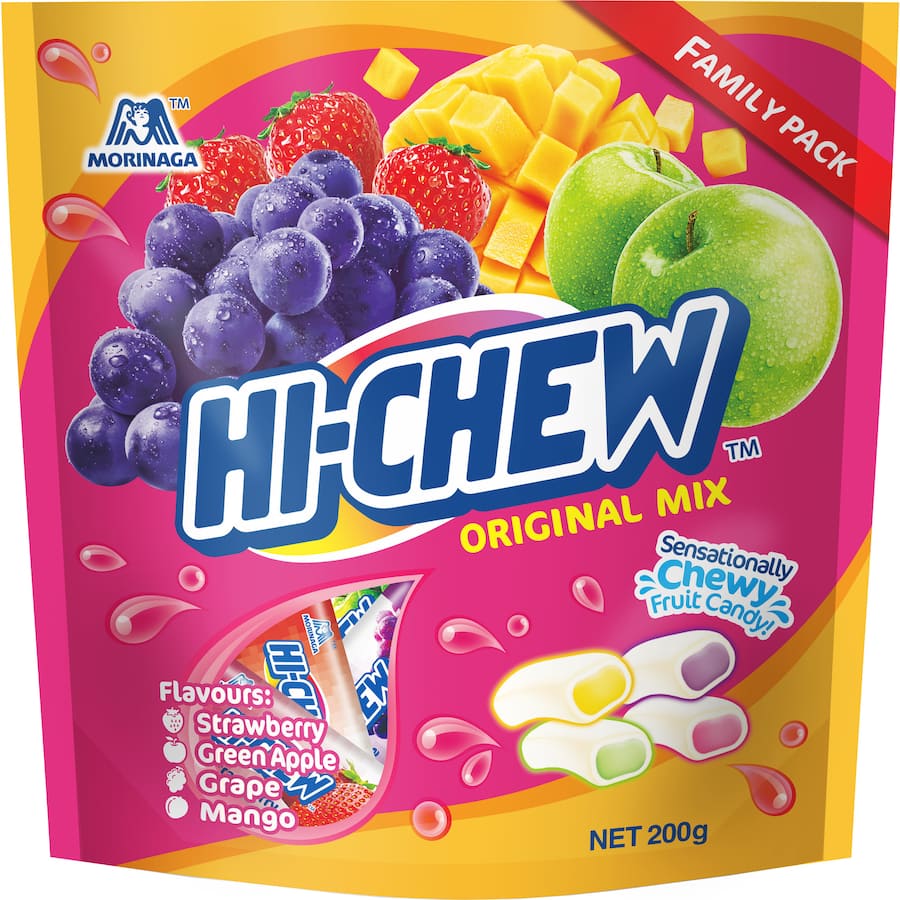Hi-chew Sweets Original Mix Family Bag 200g