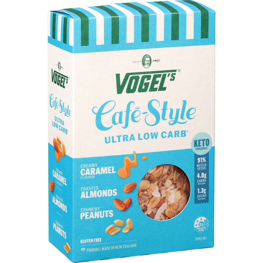 Vogels Cafe Style Muesli Ultra Low Carb 380g