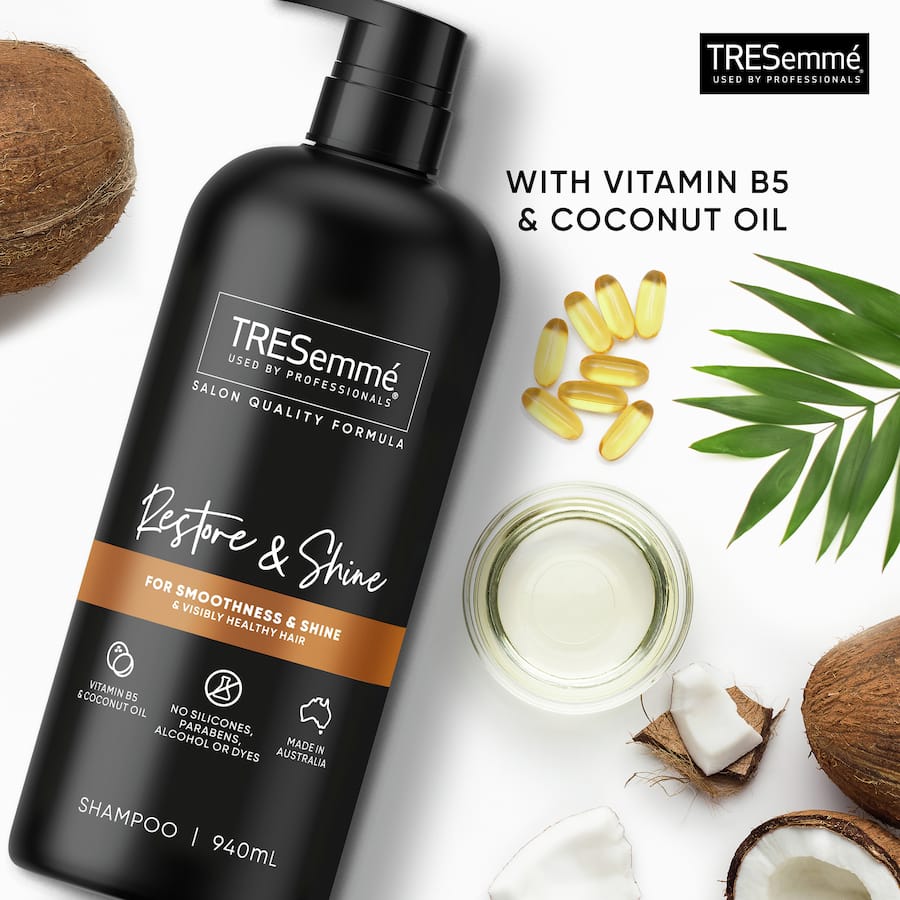 Tresemme Shampoo Restore & Shine Pump 940mL