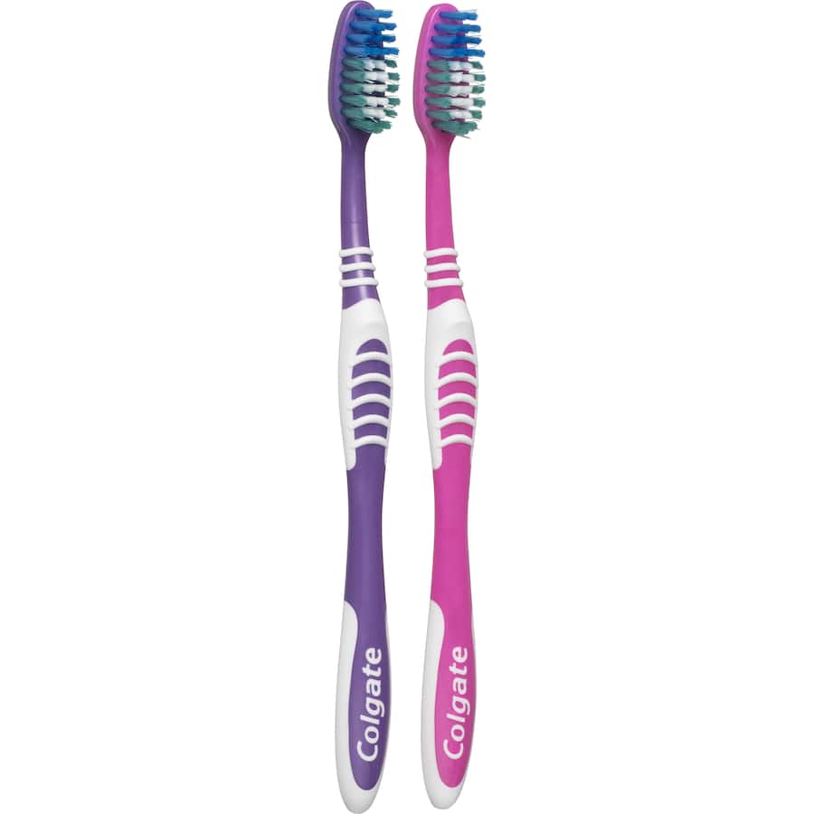 Colgate Extra Clean Toothbrush Medium Bristles Value Pack 2pack