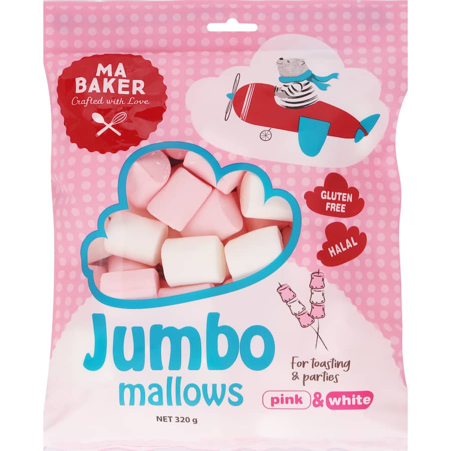 Ma Baker Jumbo Mallows  320g