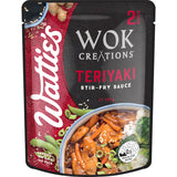 Watties Wok Creations Stir-fry Sauce Teriyaki Pouch 125g