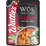Watties Wok Creations Stir-fry Sauce Teriyaki Pouch 125g