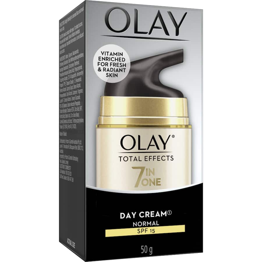 Olay Total Effects Face Cream Moisturiser Spf 15 For Normal Skin 50g