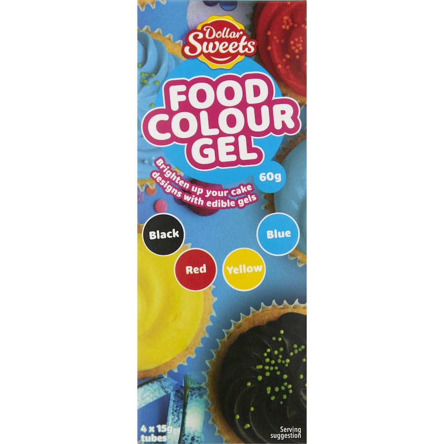 Dollar Sweets Colour Gels Toppings  60g