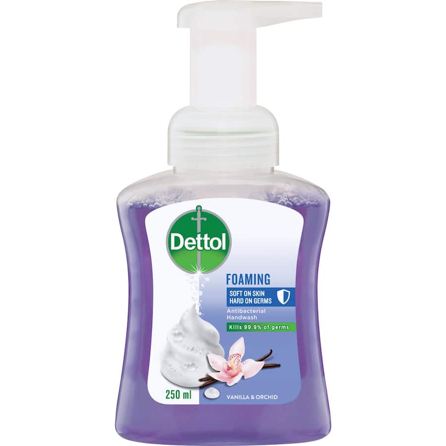 Dettol Foaming Hand Wash Vanilla & Orchid Pump 250mL