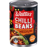 Watties Salsa Chilli Beans Medium  420g