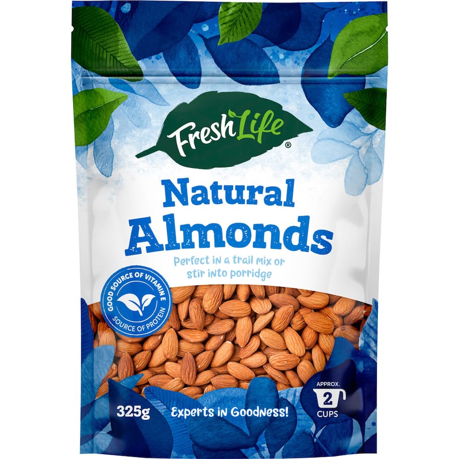 Freshlife Natural Almonds  325g