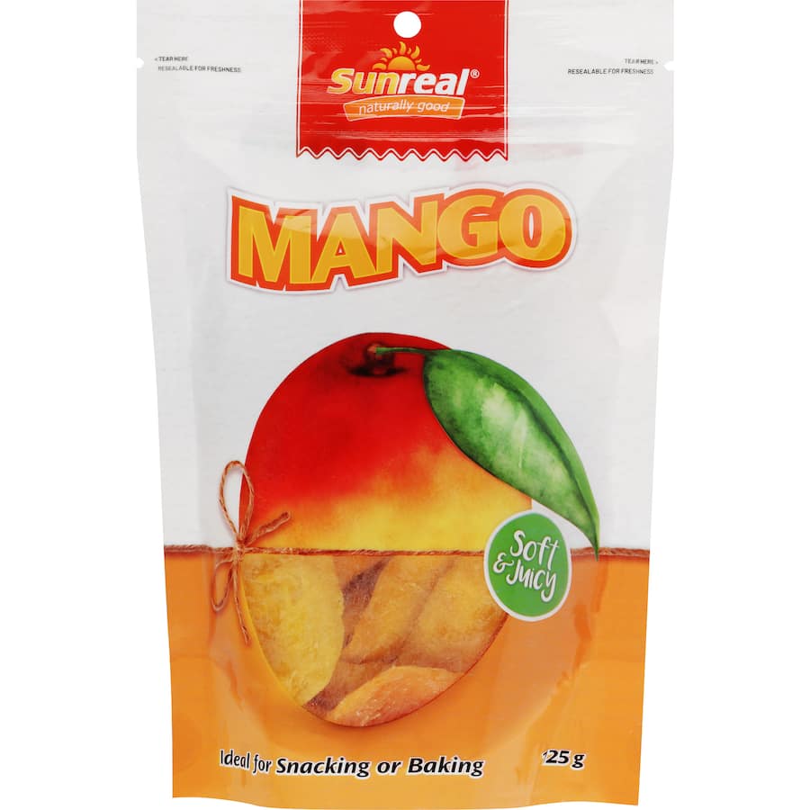 Sunreal Dried Sliced Mango  125g