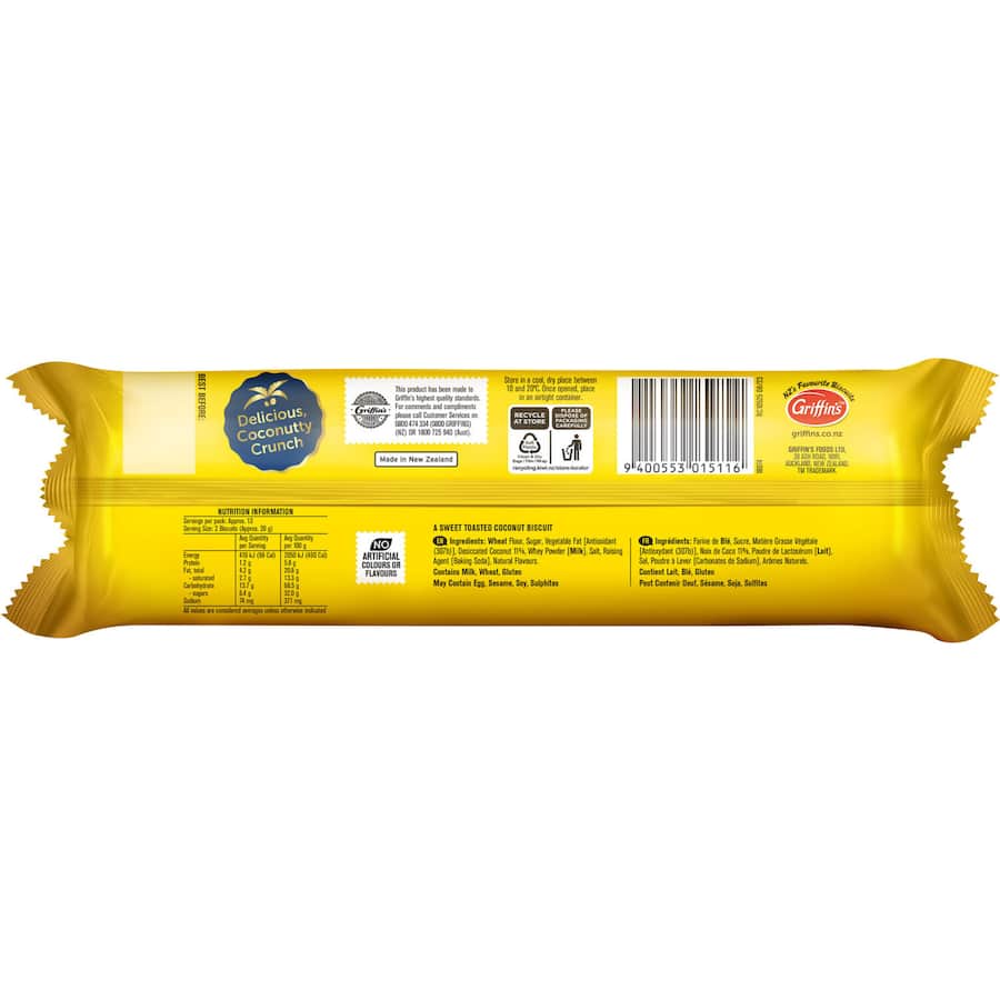Griffins Coconut Biscuits Krispies 250g