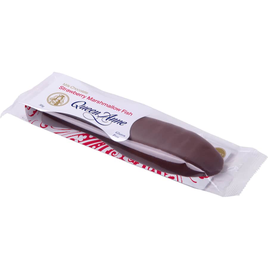 Queen Anne Chocolate Bar Milk & Marshmallow Fish 50g