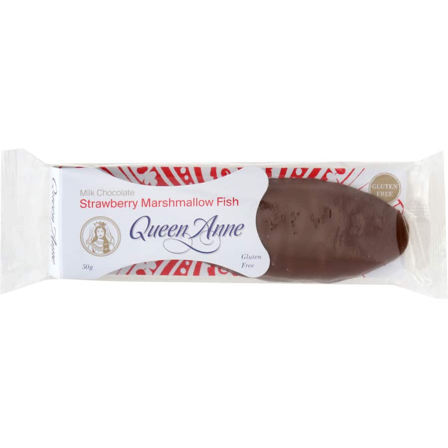Queen Anne Chocolate Bar Milk & Marshmallow Fish 50g