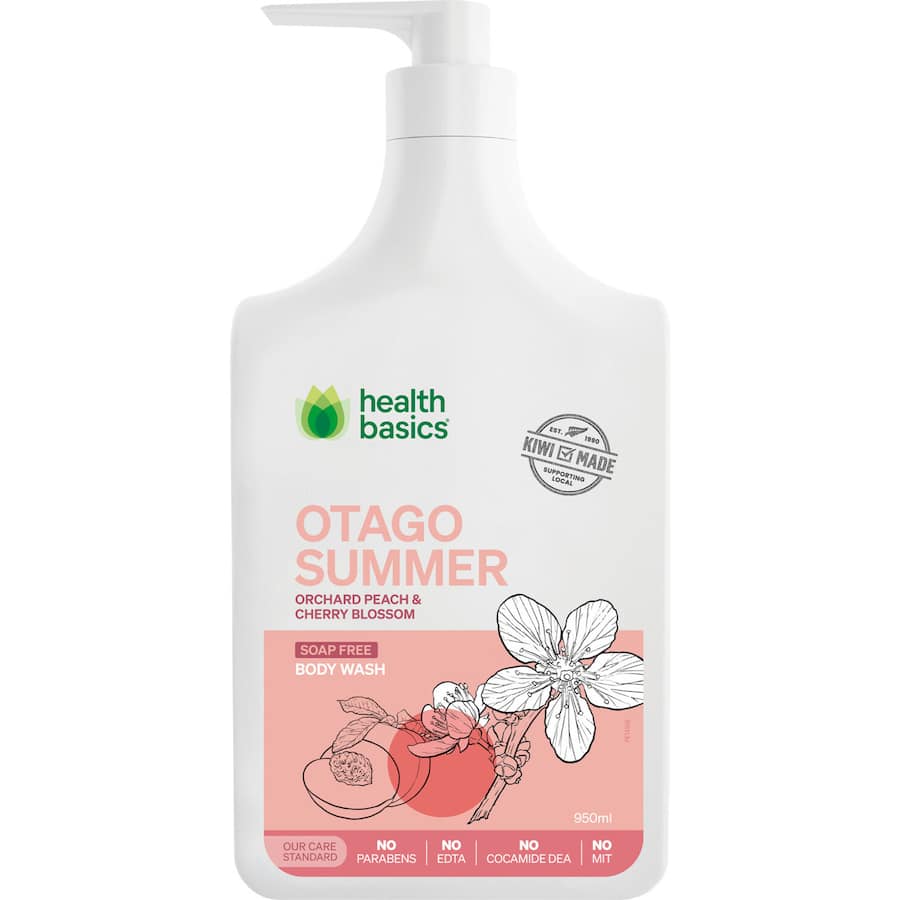 Health Basics Body Wash Otago Summer 950mL