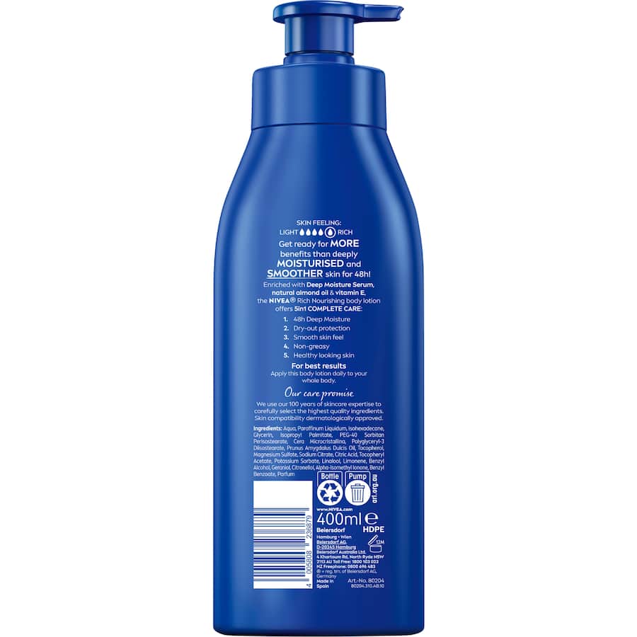 Nivea Body Lotion Rich Nourishing 400mL