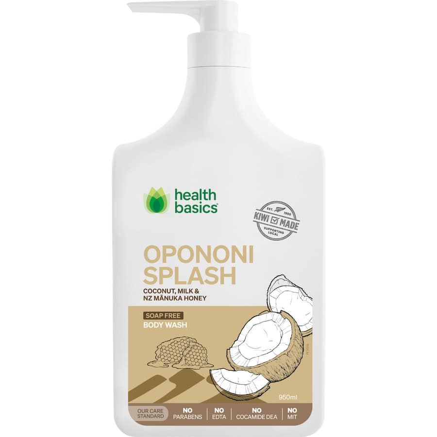 Health Basics Body Wash Opononi Splash 950mL